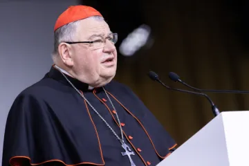 Czech Cardinal Dominik Duka speaks at the International Eucharistic Congress in Budapest, Hungary, Sept. 10, 2021